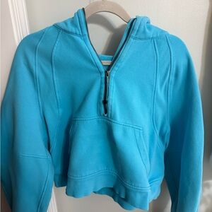 Blue Zip-Up Hoodie